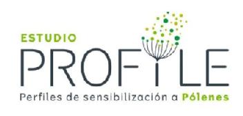 ESTUDIO PROFILE PERFILES DE SENSIBILIZACION A POLENES