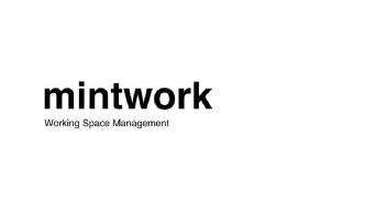 mintwork Working Space Management