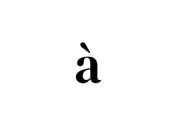 à