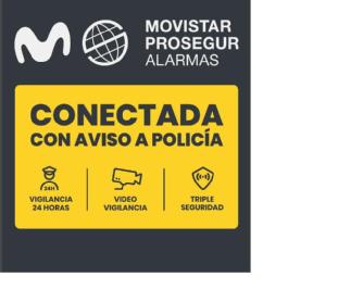 MOVISTAR PROSEGUR ALARMAS CONECTADA CON AVISO A POLICIA 24H VIGILANCIA 24 HORAS VIDEO VIGILANCIA TRIPLE SEGURIDAD