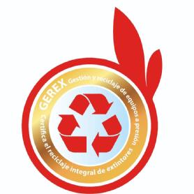 GEREX GESTION Y RECICLAJE DE EQUIPOS A PRESIÓN CERTIFICA EL RECICLAJE INTEGRAL DE EXTINTORES