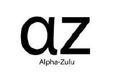 A Z ALPHA-ZULU