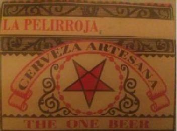 LA PELIRROJA CERVEZA ARTESANA THE ONE BEER