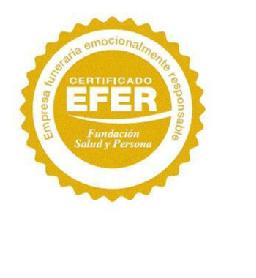 EFER CERTIFICADO EMPRESA FUNERARIA EMOCIONALMENTE RESPONSABLE FUNDACION SALUD Y PERSONA