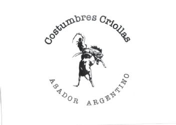 COSTUMBRES CRIOLLAS ASADOR ARGENTINO