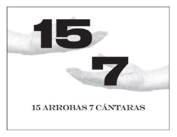 15 7 15 ARROBAS 7 CANTARAS