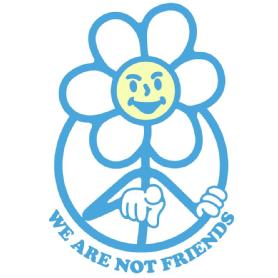 WE ARE NOT FRIENDS