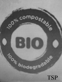 100% compostable BIO 100% biodegradable TSP