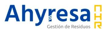 AHYRESA GESTIÓN DE RESIDUOS AHR
