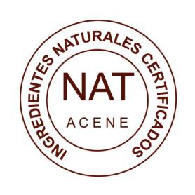 INGREDIENTES NATURALES CERTIFICADOS NAT ACENE