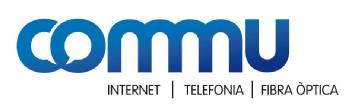 COMMU INTERNET TELEFONIA FIBRA ÒPTICA
