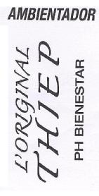 AMBIENTADOR L'ORIGINAL THIEP PH BIENESTAR