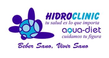 HIDROCLINIC TU SALUD ES LO QUE IMPORTA AQUA-DIET CUIDAMOS TU FIGURA BEBER SANO, VIVIR SANO