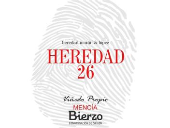 heredad morán & lópez heredad 26 Viñedo Propio Mencía Bierzo Denominación de Origen