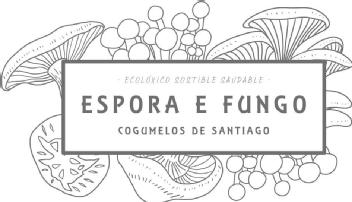 Espora e Fungo Cogumelos de Santiago Ecolóxico Sostible Saudable