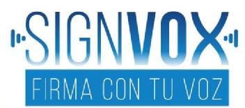 SIGNVOX FIRMA CON TU VOZ