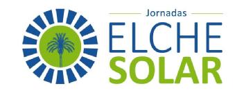 Jornadas ELCHE SOLAR. En fuente de letra Calibri