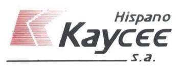 HISPANO KAYCEE. S.A