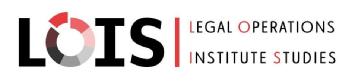 LOIS LEGAL OPERATIONS INSTITUTE STUDIES