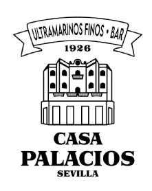 ULTRAMARINOS FINOS BAR CASA PALACIOS 1926 SEVILLA
