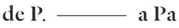 de P. a Pa