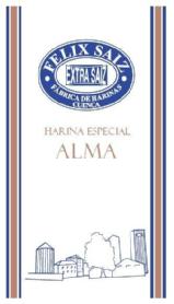 FELIX SAIZ EXTRA SAIZ FABRICA DE HARINAS CUENCA HARINA ESPECIAL ALMA