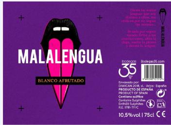 UNA LENGUA , LABIOS NEGROS