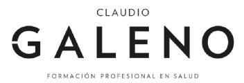 CLAUDIO GALENO FORMACIÓN PROFESIONAL EN SALUD