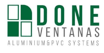 DONE VENTANAS ALUMINIUM & PVC SYSTEMS