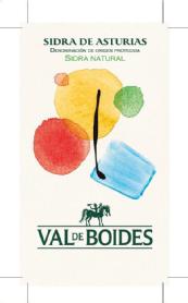 SIDRA DE ASTURIAS DENOMINACION DE ORIGEN PROTEGIDA SIDRA NATURAL VAL DE BOIDES