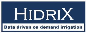 HIDRIX DATA DRIVEN ON DEMAND IRRIGATION
