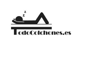 INSCRIPCIÓN DE RÓTULO: TodoColchones.es bajo viñeta figurativa de persona durmiendo