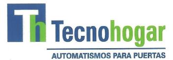 TH TECNOHOGAR AUTOMATISMOS PARA PUERTAS