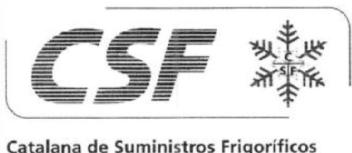 CSF CSF CATALANA DE SUMINISTROS FRIGORIFICOS