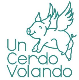 DIBUJO DE UN CERDO VOLANDO
