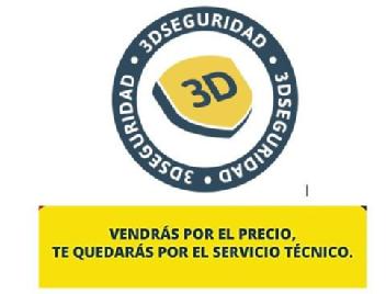3DSEGURIDAD 3DSEGURIDAD 3DSEGURIDAD 3D VENDRÁS POR EL PRECIO TE QUEDARÁS POR EL SERVICIO TÉCNICO