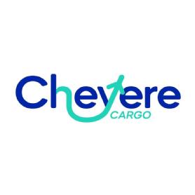 CHEVERE CARGO COLORES AMARILLO #F0D128, AZUL ROYAL #0325A6, AZUL VERDOSO #20D3B8, ROSADO #C302A1 TIPOGRAFIA MAZZARD SOFT, MAZZARD BACK, MAZZARD REGULAR