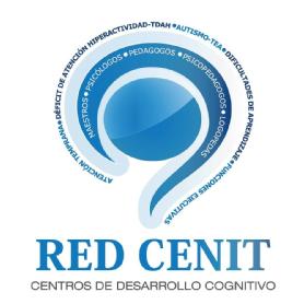 RED CENIT CENTROS DE DESARROLLO COGNITIVO ATENCIÓN TEMPRANA DÉFICIT DE ATENCIÓN HIPERACTIVIDAD TDAH AUTISMO TEA DIFICULTADES DE APRENDIZAJE FUNCIONES EJECUTIVAS MAESTROS PSICÓLOGOS PEDAGOGOS PSICOPEDAGOGOS LOGOPEDAS