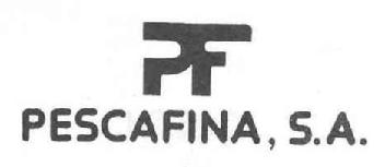 PF PESCAFINA, S.A