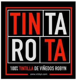 TINTA ROTA 100% TINTILLA DE VIÑEDOS ROBYN www.vrobyn.com