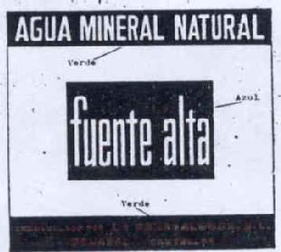 Imagen de AGUA MINERAL NATURAL FUENTE ALTA
