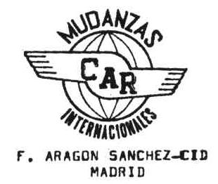 Imagen de MUDANZAS CAR INTERNACIONALES F. ARAGON SANCHEZ-CID MADRID