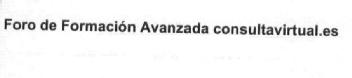 Imagen de FORO DE FORMACION AVANZADA CONSULTAVIRTUAL.ES