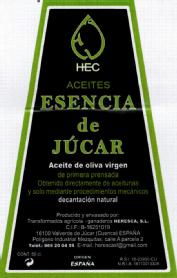 Imagen de HEC ACEITES ESENCIA DE JUCAR ACEITE DE OLIVA VIRGEN