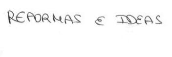 Imagen de REFORMAS E IDEAS