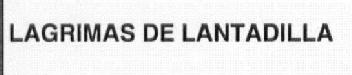Imagen de LAGRIMAS DE LANTADILLA