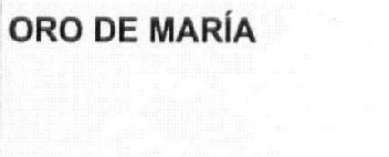 Imagen de ORO DE MARIA