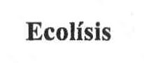 Imagen de ECOLISIS