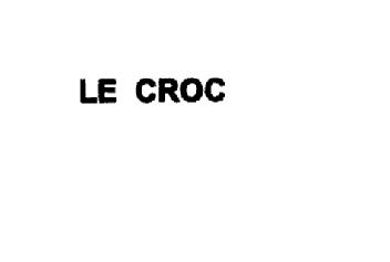 Imagen de LE CROC