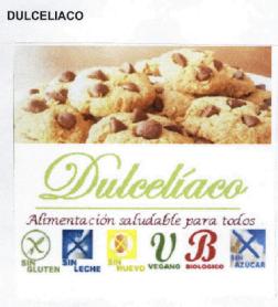 Imagen de DULCEALICO ALIMENTACION SALUDABLE PARA TODOS SIN GLUTEN, SIN LECHE, SIN HUEVO, VEGANO, BIOLOGICO, SIN AZUCAR